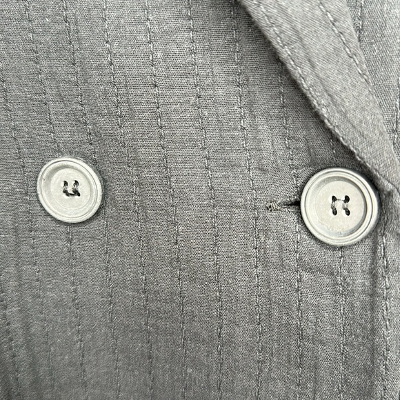 Anthropologie Daniel Rainn Double-Breasted Blazer Black Floral Lining size M - Picture 6 of 13